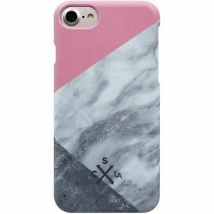 Candywirez White Pink Grey Marble iPhone 7/8 Case